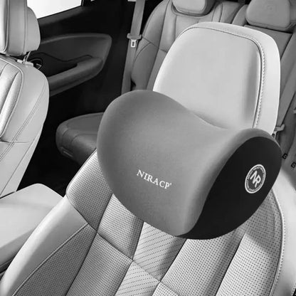 headrest/Waist - car headrest and lumbar support kit memory foam breathable seat cushion neck pillow interior decoration